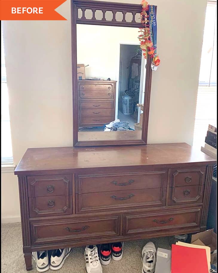 1970 dresser store with mirror